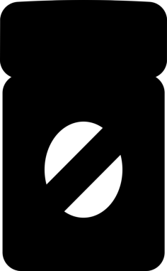 Coffe Beans Jar Vinyl Svg File, Free Vectors File